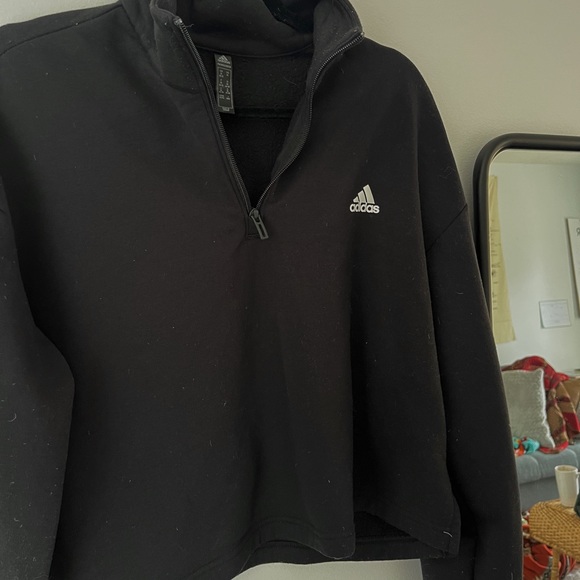 Cropped Adidas Quarter-Zip - Picture 2 of 8
